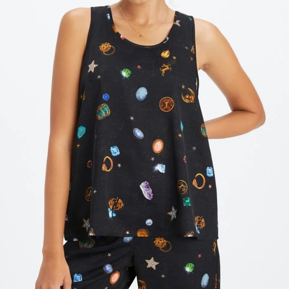 Fabletics Eco Satin Pajama Set | "Lucky Charm" | Size Medium | Like New โจ - Picture 11 of 14